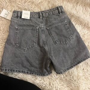 Zara High-Waisted Denim Shorts